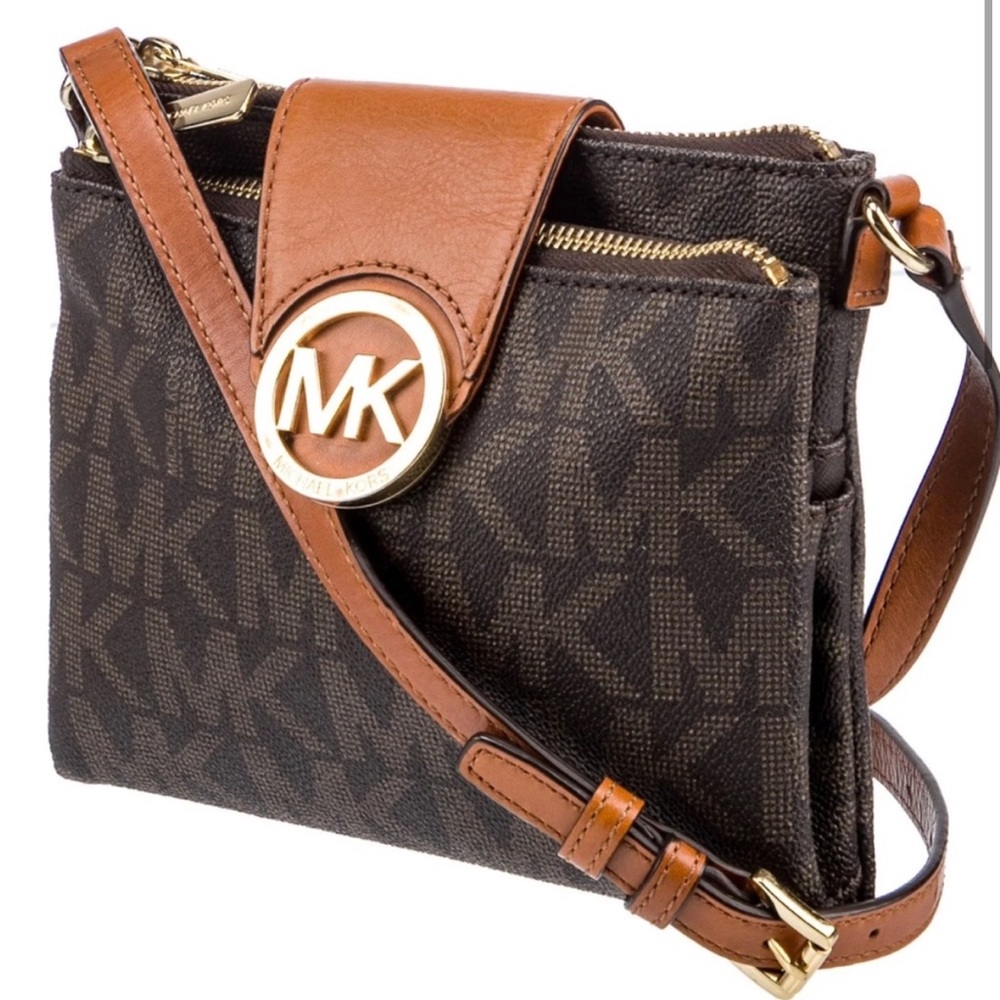 Michael Kors Monogram Fulton Crossbody (Adjustable)